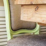 כסא אוכל מרופד