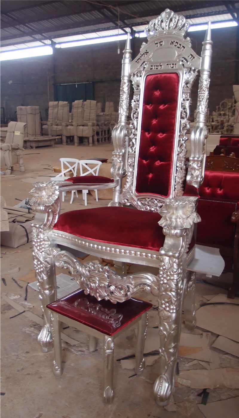  כיסא אליהו הנביא צבע כסף