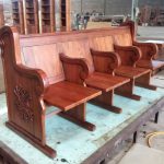 ספסל עץ מודרני