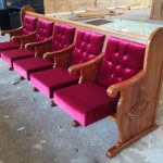 ספסל עץ מושב מתקפל