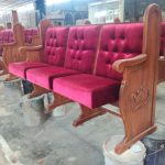 ספסל שלושה מושבים מרופד